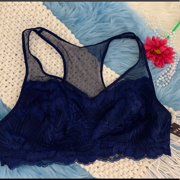 Ava & Viv Other - NWT Ava & Viv Cobalt Blue Lacey Bralette 40D